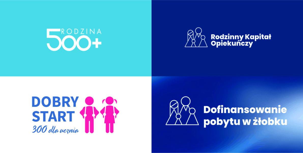 Wnioski 500+, RKO, Dofinansowanie pobytu w żłobku i Program Dobry Start w eSKOK