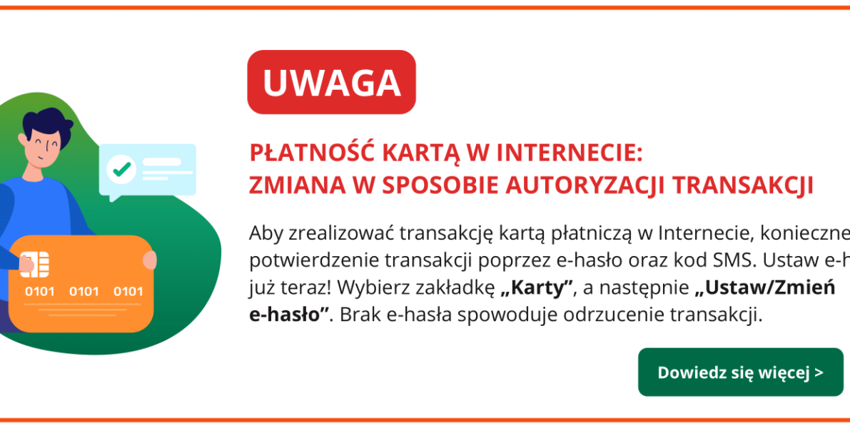 Od 1 marca wyłącznie dwustopniowe uwierzytelnianie transakcji internetowych